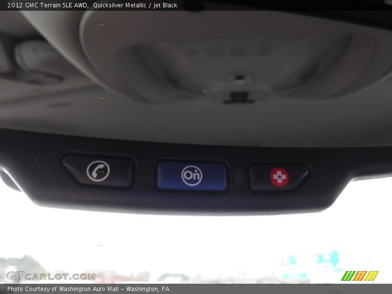Quicksilver Metallic / Jet Black 2012 GMC Terrain SLE AWD