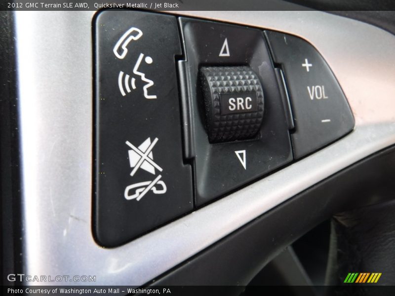 Quicksilver Metallic / Jet Black 2012 GMC Terrain SLE AWD