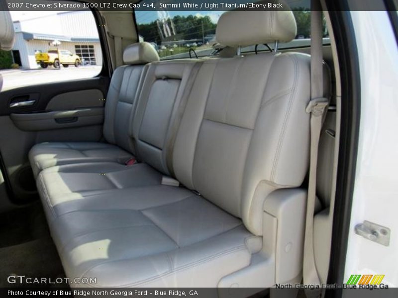 Summit White / Light Titanium/Ebony Black 2007 Chevrolet Silverado 1500 LTZ Crew Cab 4x4