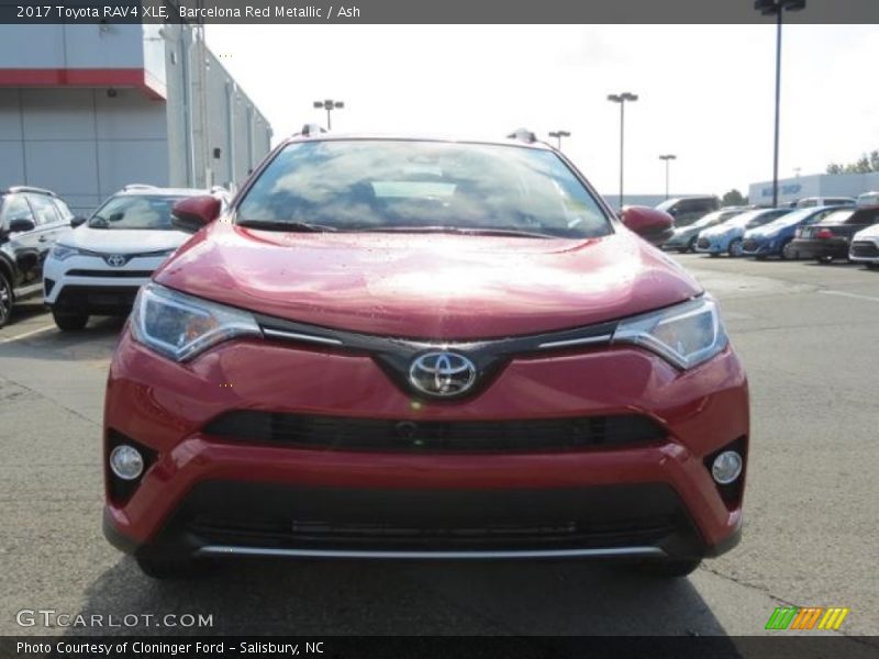 Barcelona Red Metallic / Ash 2017 Toyota RAV4 XLE