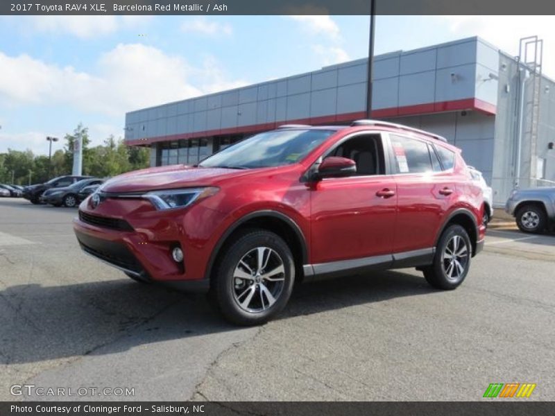 Barcelona Red Metallic / Ash 2017 Toyota RAV4 XLE