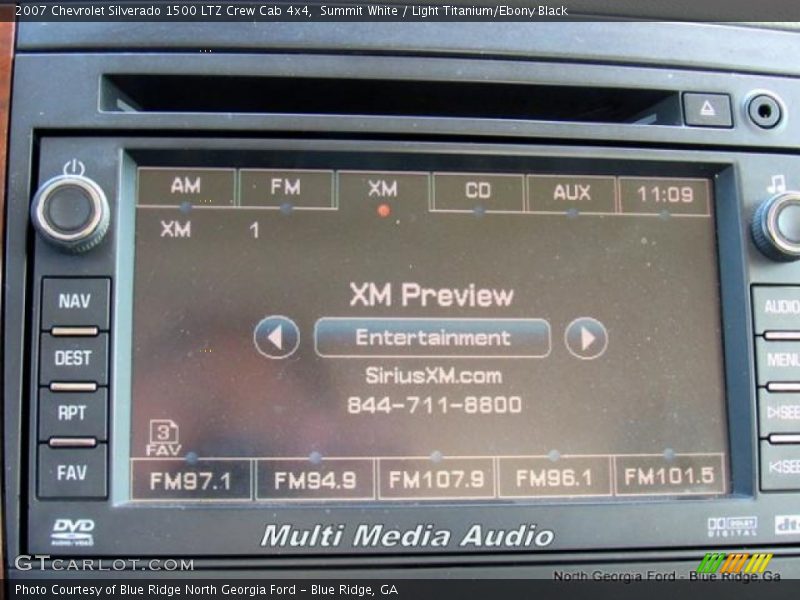 Summit White / Light Titanium/Ebony Black 2007 Chevrolet Silverado 1500 LTZ Crew Cab 4x4