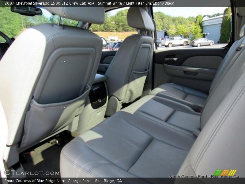 Summit White / Light Titanium/Ebony Black 2007 Chevrolet Silverado 1500 LTZ Crew Cab 4x4