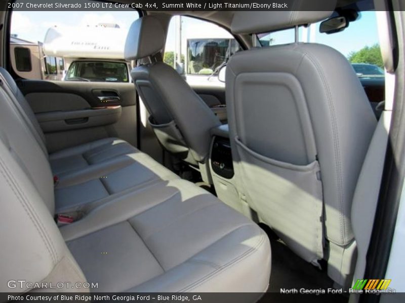Summit White / Light Titanium/Ebony Black 2007 Chevrolet Silverado 1500 LTZ Crew Cab 4x4