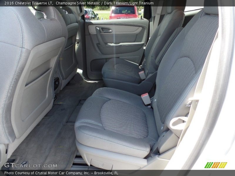 Champagne Silver Metallic / Dark Titanium/Light Titanium 2016 Chevrolet Traverse LT