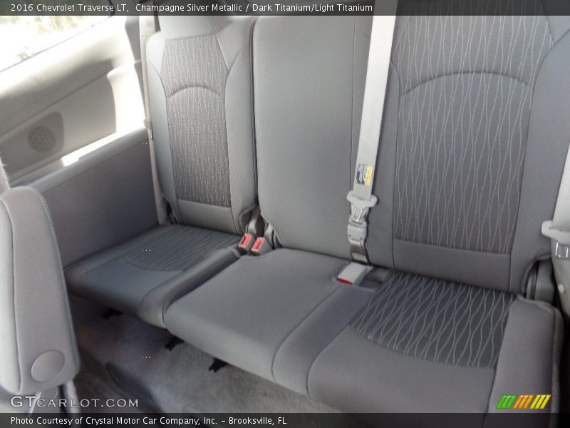 Champagne Silver Metallic / Dark Titanium/Light Titanium 2016 Chevrolet Traverse LT