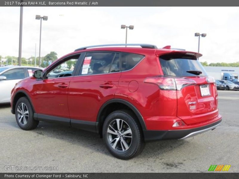 Barcelona Red Metallic / Ash 2017 Toyota RAV4 XLE