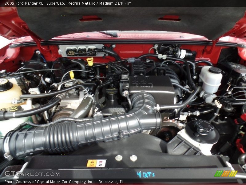 Redfire Metallic / Medium Dark Flint 2009 Ford Ranger XLT SuperCab