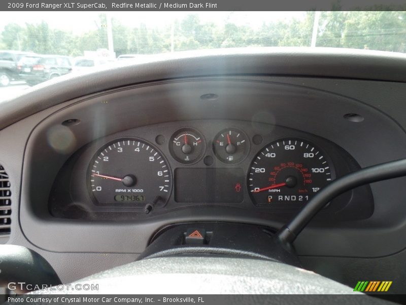 Redfire Metallic / Medium Dark Flint 2009 Ford Ranger XLT SuperCab