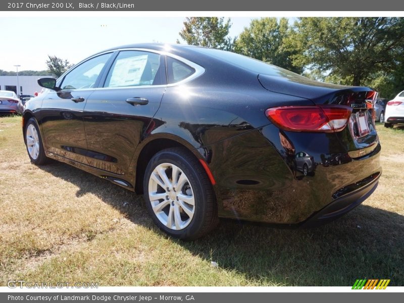 Black / Black/Linen 2017 Chrysler 200 LX