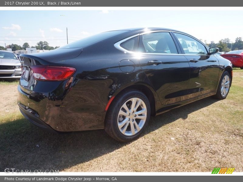 Black / Black/Linen 2017 Chrysler 200 LX