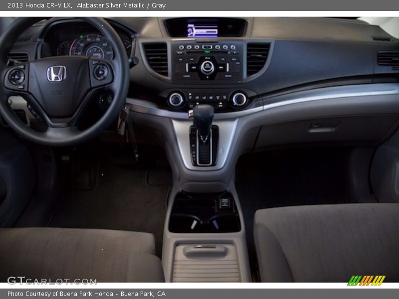 Alabaster Silver Metallic / Gray 2013 Honda CR-V LX