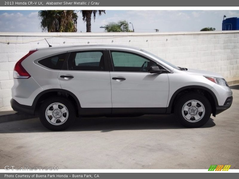 Alabaster Silver Metallic / Gray 2013 Honda CR-V LX