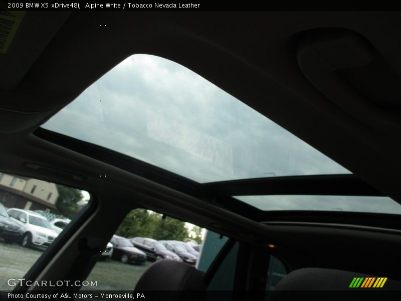 Alpine White / Tobacco Nevada Leather 2009 BMW X5 xDrive48i