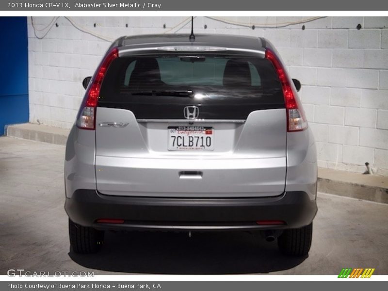 Alabaster Silver Metallic / Gray 2013 Honda CR-V LX