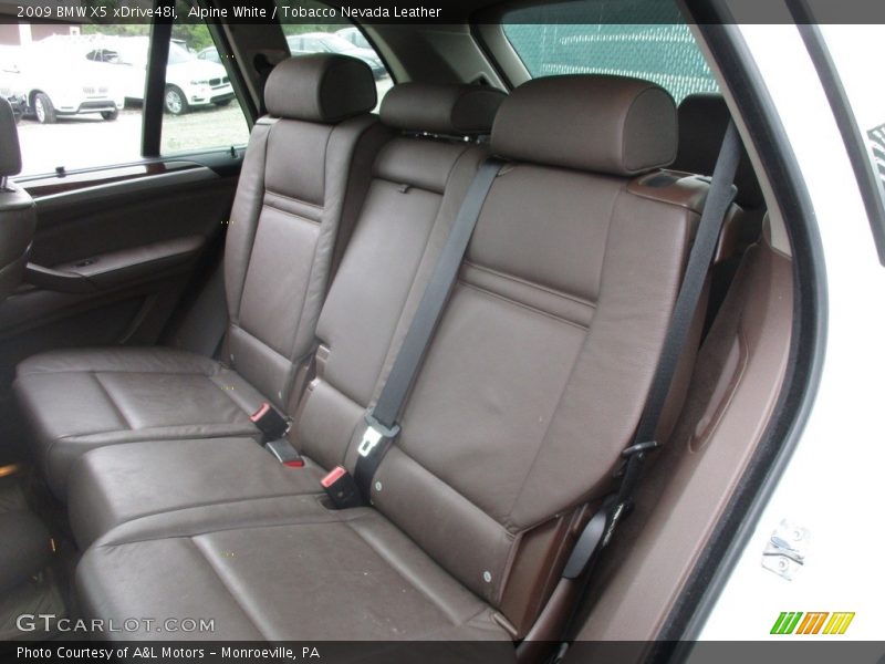 Alpine White / Tobacco Nevada Leather 2009 BMW X5 xDrive48i