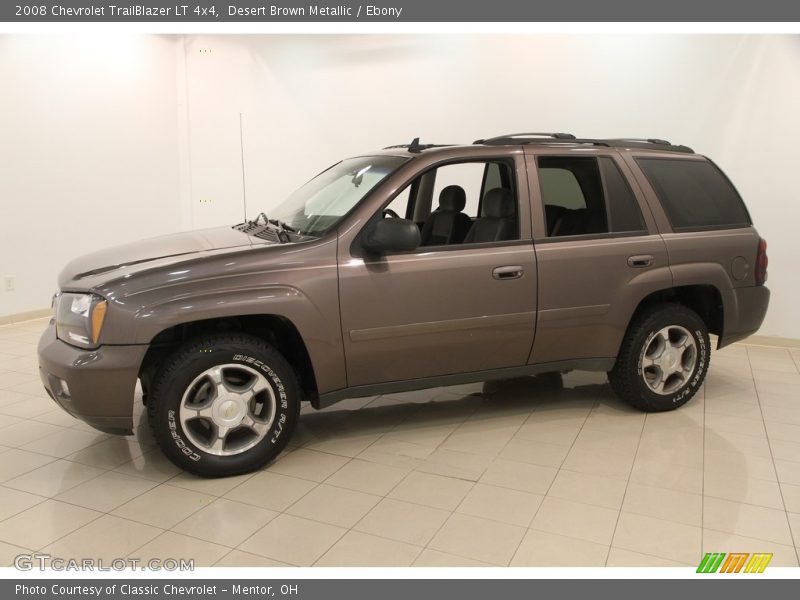 Desert Brown Metallic / Ebony 2008 Chevrolet TrailBlazer LT 4x4