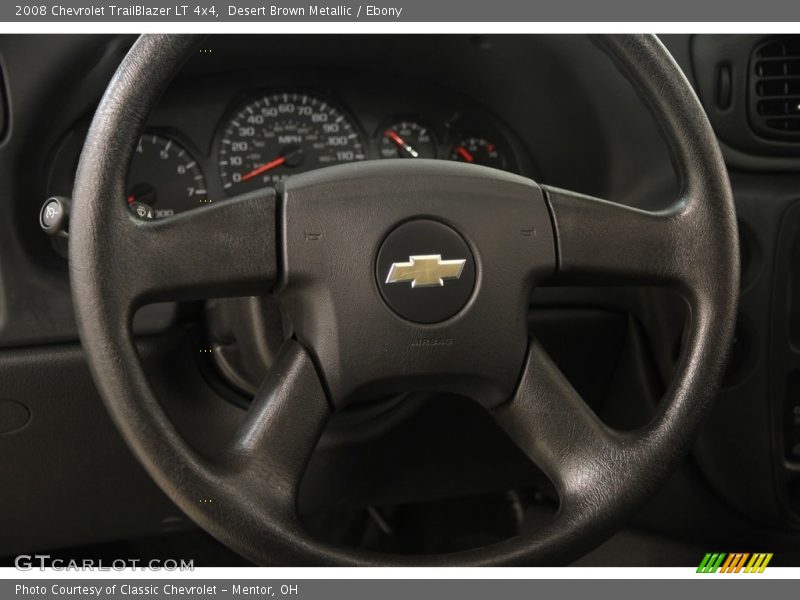 Desert Brown Metallic / Ebony 2008 Chevrolet TrailBlazer LT 4x4