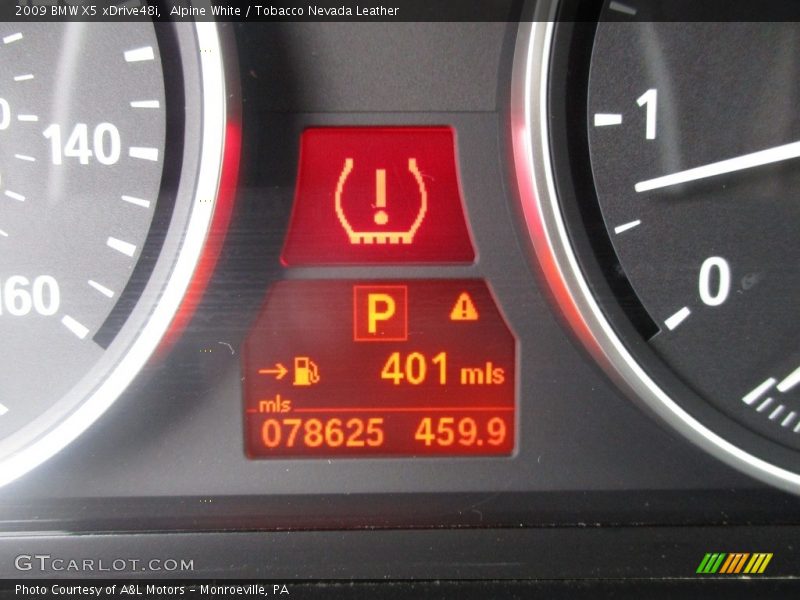 Alpine White / Tobacco Nevada Leather 2009 BMW X5 xDrive48i