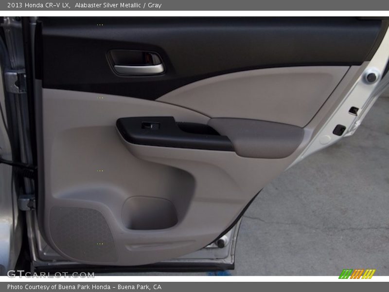 Alabaster Silver Metallic / Gray 2013 Honda CR-V LX