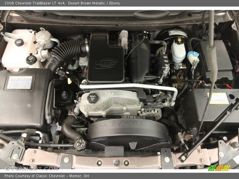 Desert Brown Metallic / Ebony 2008 Chevrolet TrailBlazer LT 4x4