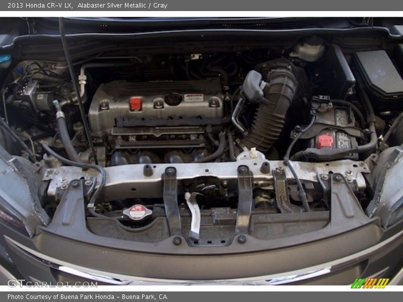 Alabaster Silver Metallic / Gray 2013 Honda CR-V LX