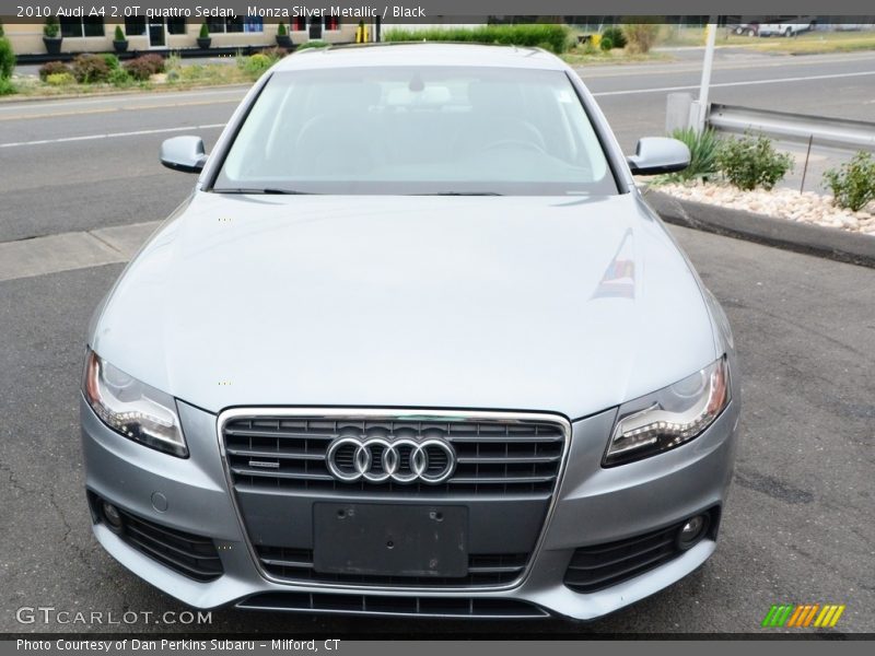 Monza Silver Metallic / Black 2010 Audi A4 2.0T quattro Sedan