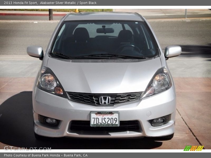 Alabaster Silver Metallic / Sport Black 2013 Honda Fit Sport