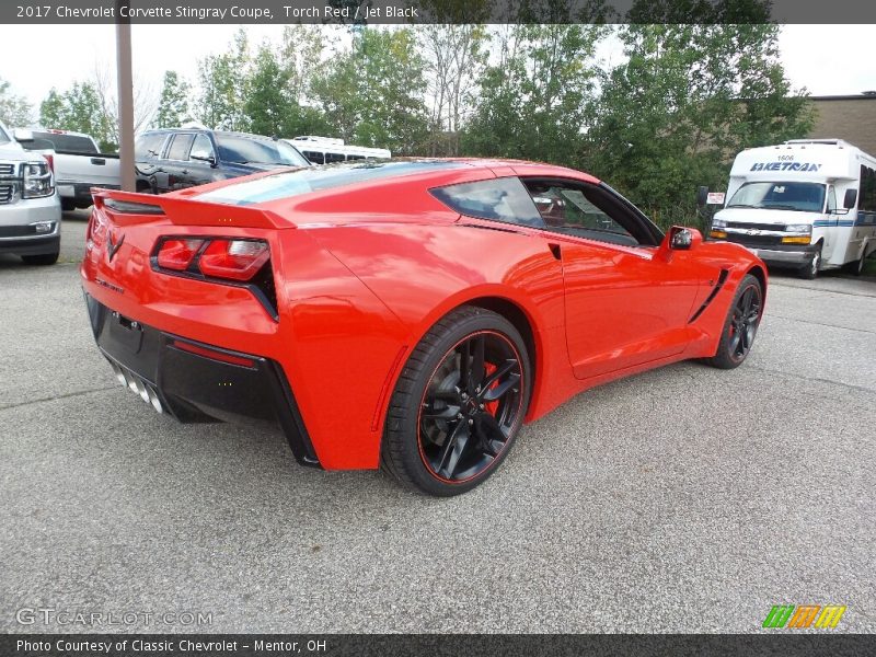 Torch Red / Jet Black 2017 Chevrolet Corvette Stingray Coupe