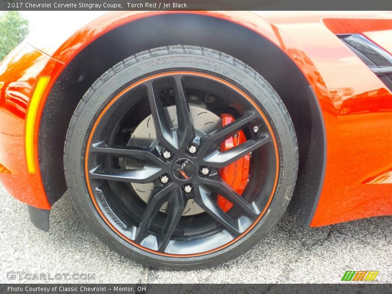 Torch Red / Jet Black 2017 Chevrolet Corvette Stingray Coupe