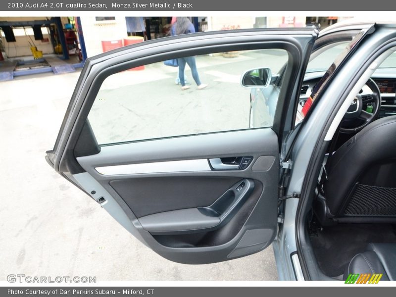 Monza Silver Metallic / Black 2010 Audi A4 2.0T quattro Sedan