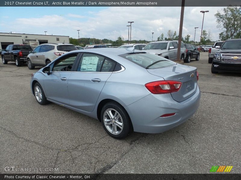 Arctic Blue Metallic / Dark Atmosphere/Medium Atmosphere 2017 Chevrolet Cruze LT