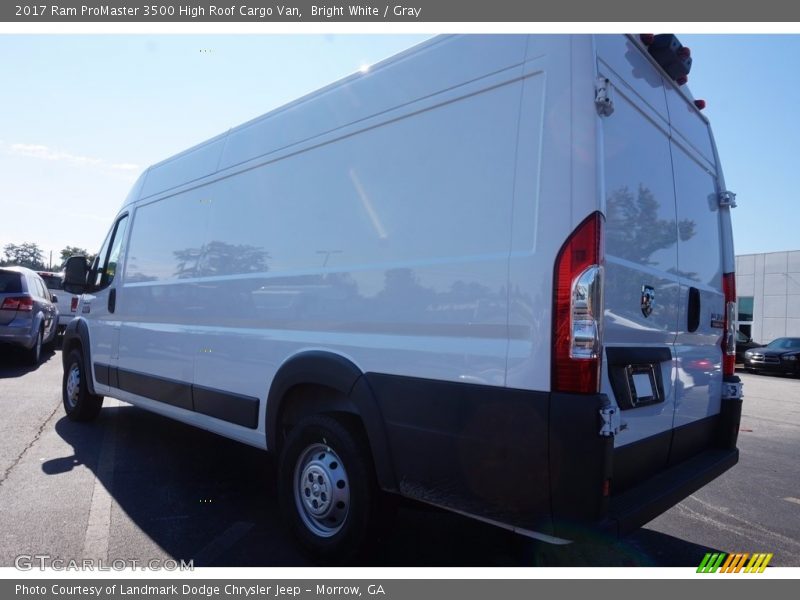 Bright White / Gray 2017 Ram ProMaster 3500 High Roof Cargo Van