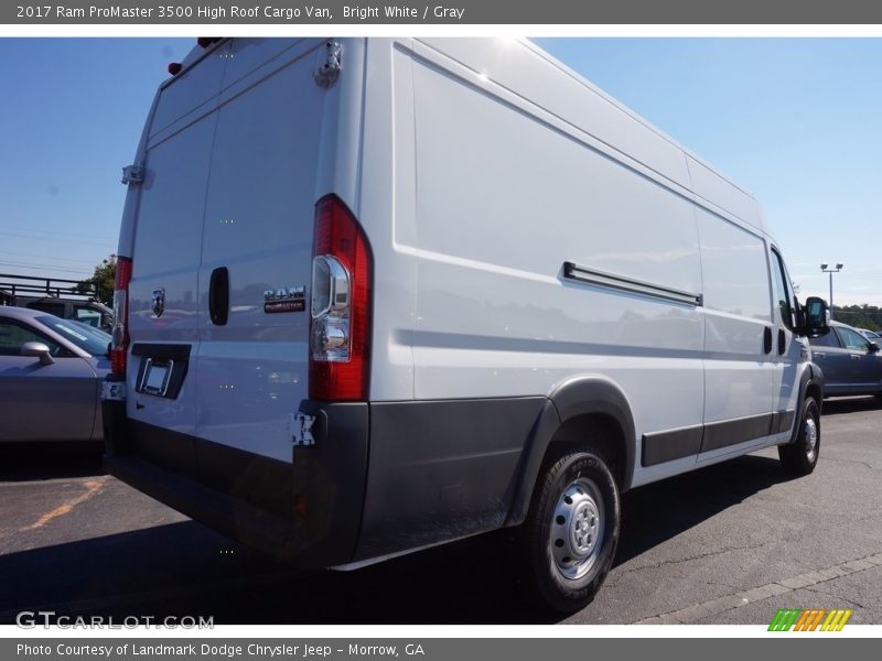 Bright White / Gray 2017 Ram ProMaster 3500 High Roof Cargo Van