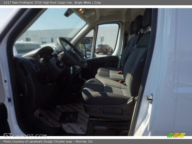 Bright White / Gray 2017 Ram ProMaster 3500 High Roof Cargo Van