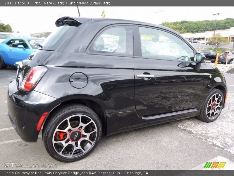 Nero (Black) / Grigio/Nero (Gray/Black) 2013 Fiat 500 Turbo