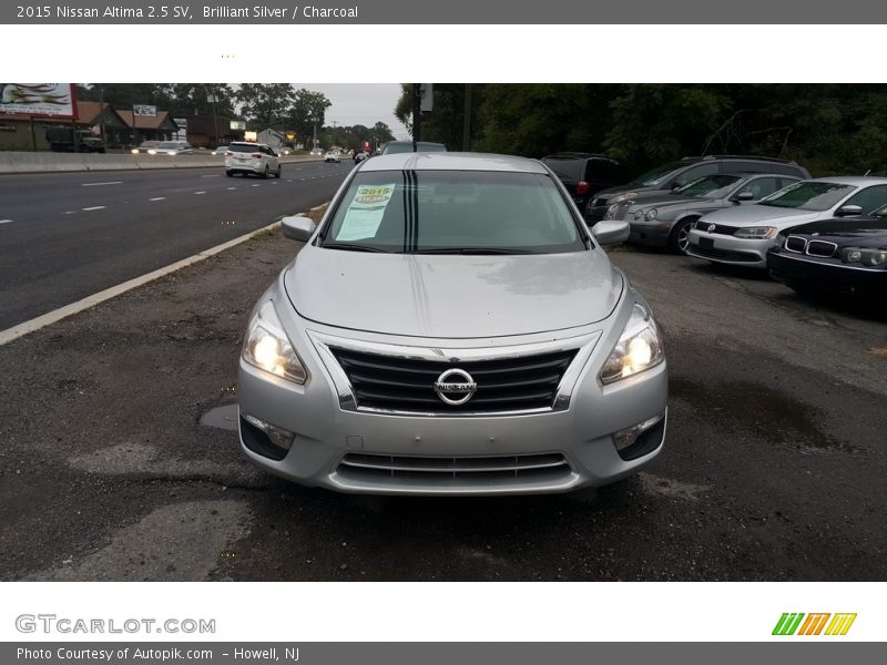 Brilliant Silver / Charcoal 2015 Nissan Altima 2.5 SV