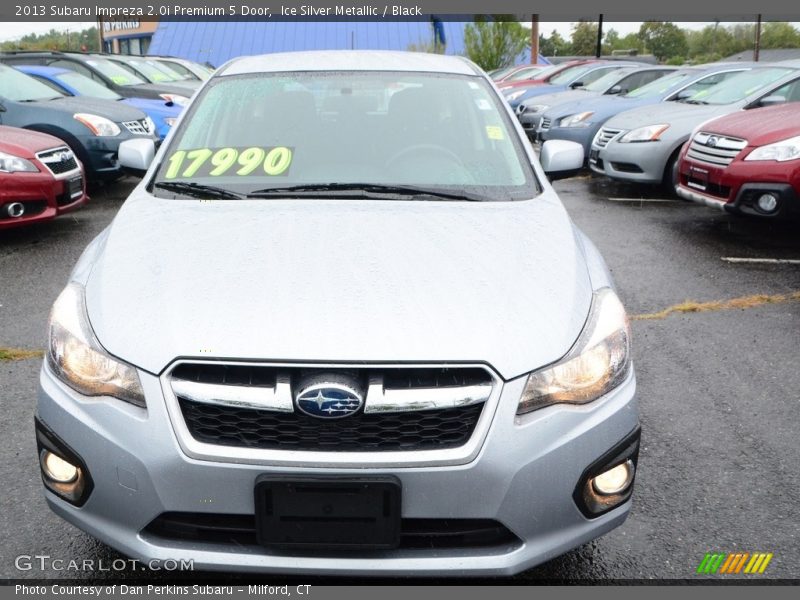 Ice Silver Metallic / Black 2013 Subaru Impreza 2.0i Premium 5 Door