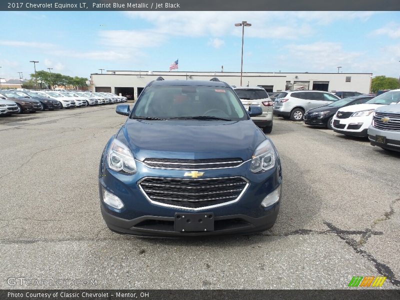 Patriot Blue Metallic / Jet Black 2017 Chevrolet Equinox LT