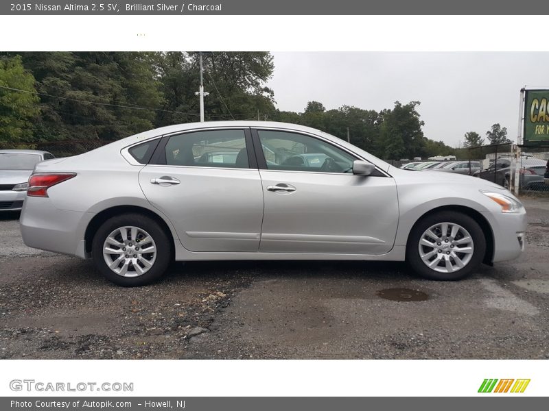 Brilliant Silver / Charcoal 2015 Nissan Altima 2.5 SV