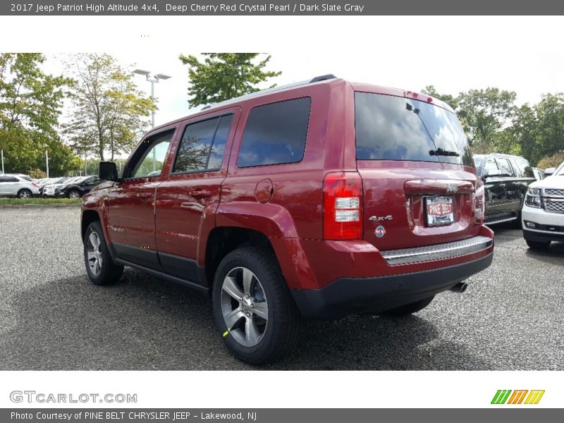 Deep Cherry Red Crystal Pearl / Dark Slate Gray 2017 Jeep Patriot High Altitude 4x4