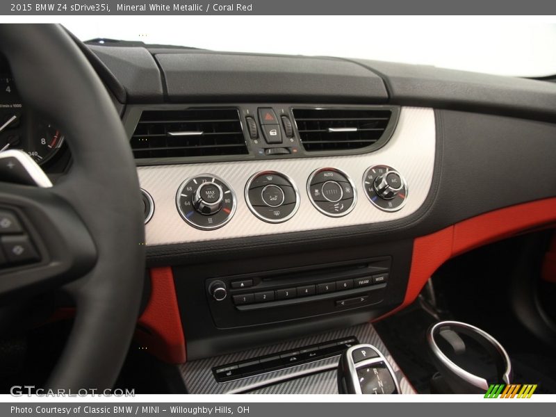 Mineral White Metallic / Coral Red 2015 BMW Z4 sDrive35i