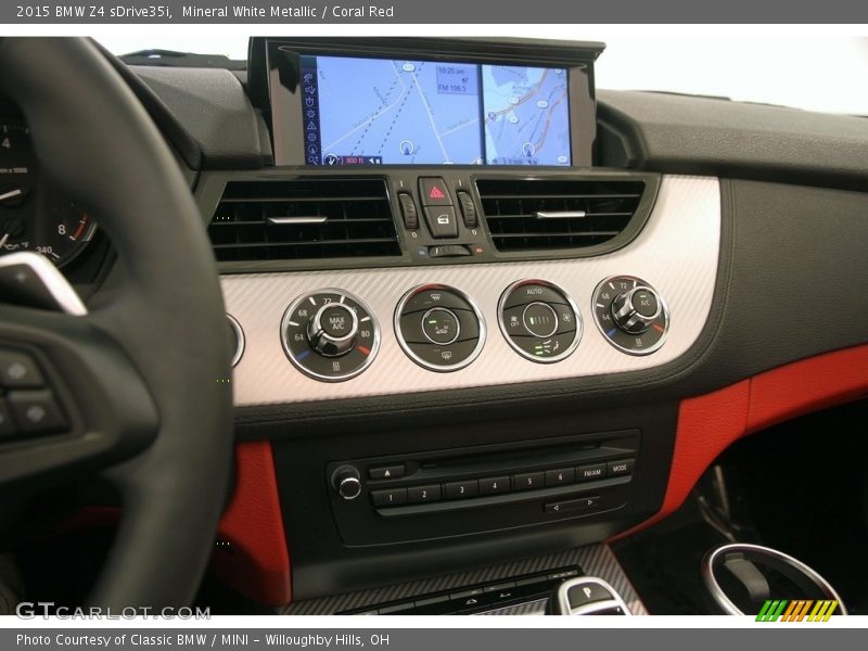 Mineral White Metallic / Coral Red 2015 BMW Z4 sDrive35i