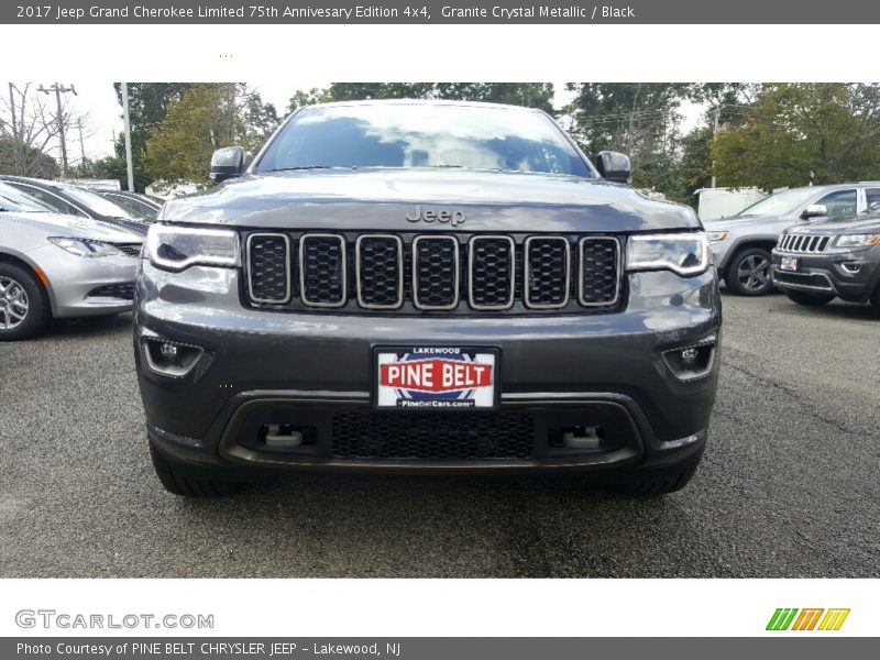 Granite Crystal Metallic / Black 2017 Jeep Grand Cherokee Limited 75th Annivesary Edition 4x4