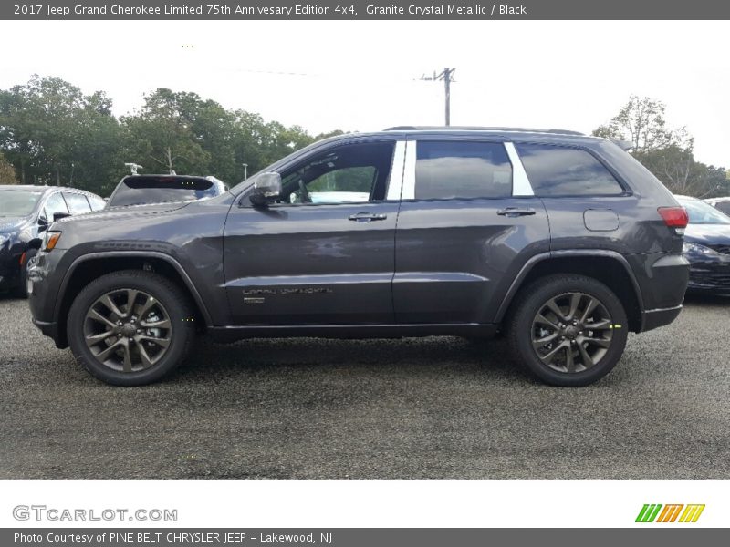 Granite Crystal Metallic / Black 2017 Jeep Grand Cherokee Limited 75th Annivesary Edition 4x4