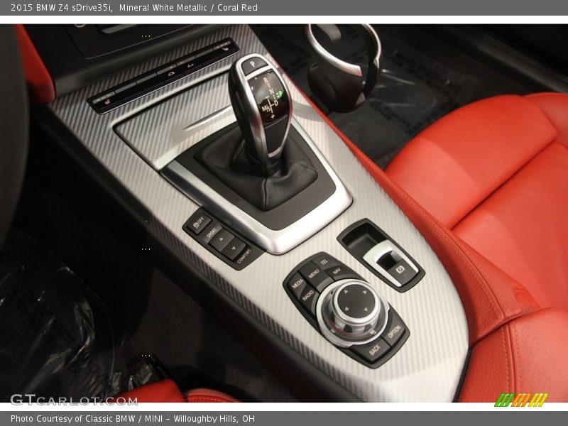 Mineral White Metallic / Coral Red 2015 BMW Z4 sDrive35i