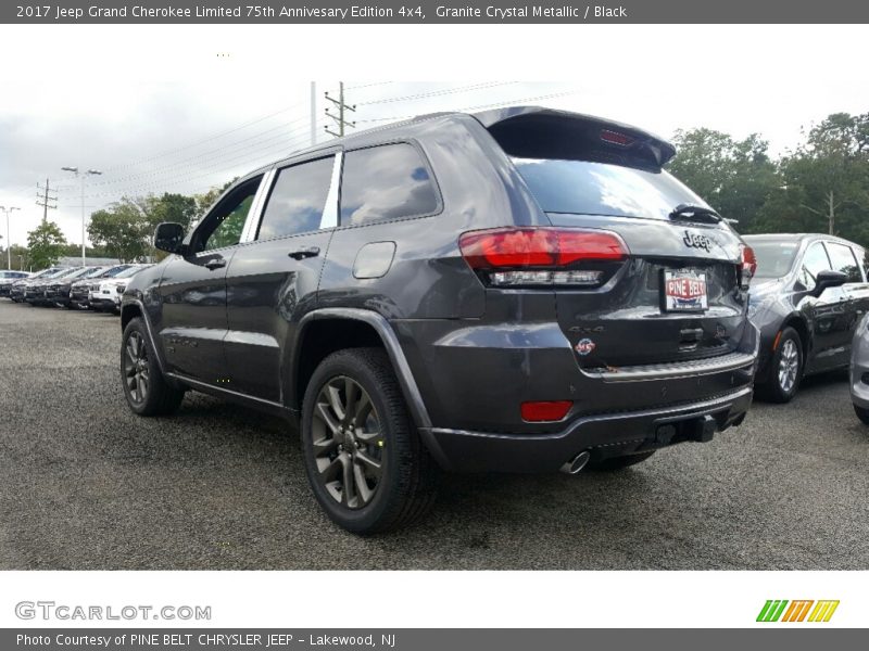 Granite Crystal Metallic / Black 2017 Jeep Grand Cherokee Limited 75th Annivesary Edition 4x4