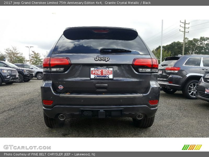 Granite Crystal Metallic / Black 2017 Jeep Grand Cherokee Limited 75th Annivesary Edition 4x4