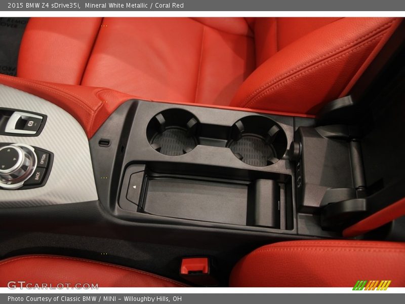 Mineral White Metallic / Coral Red 2015 BMW Z4 sDrive35i