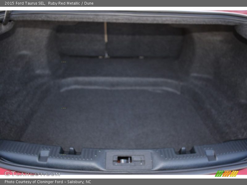 Ruby Red Metallic / Dune 2015 Ford Taurus SEL